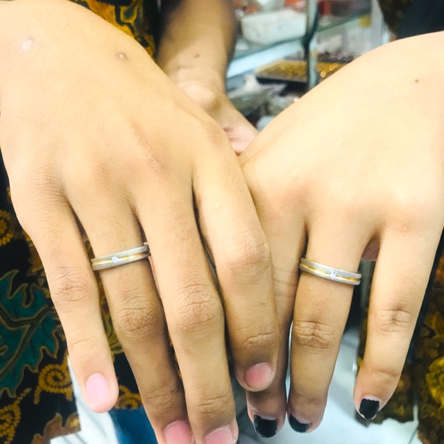 Cincin titanium cincin couple cincin ring cincin kawin cincin tunangan cincin nikah