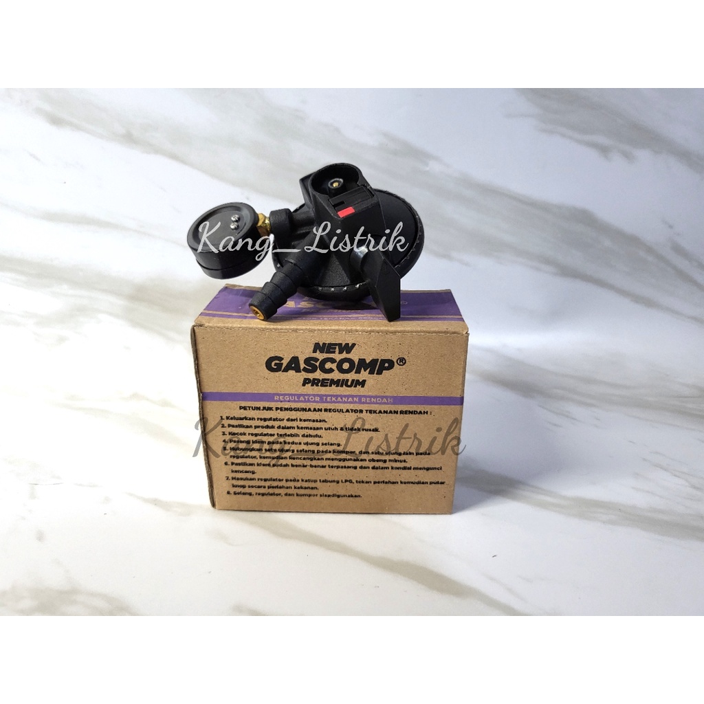 Regulator Gas LPG / Regulator Gas + Meter Gascomp GRT2D