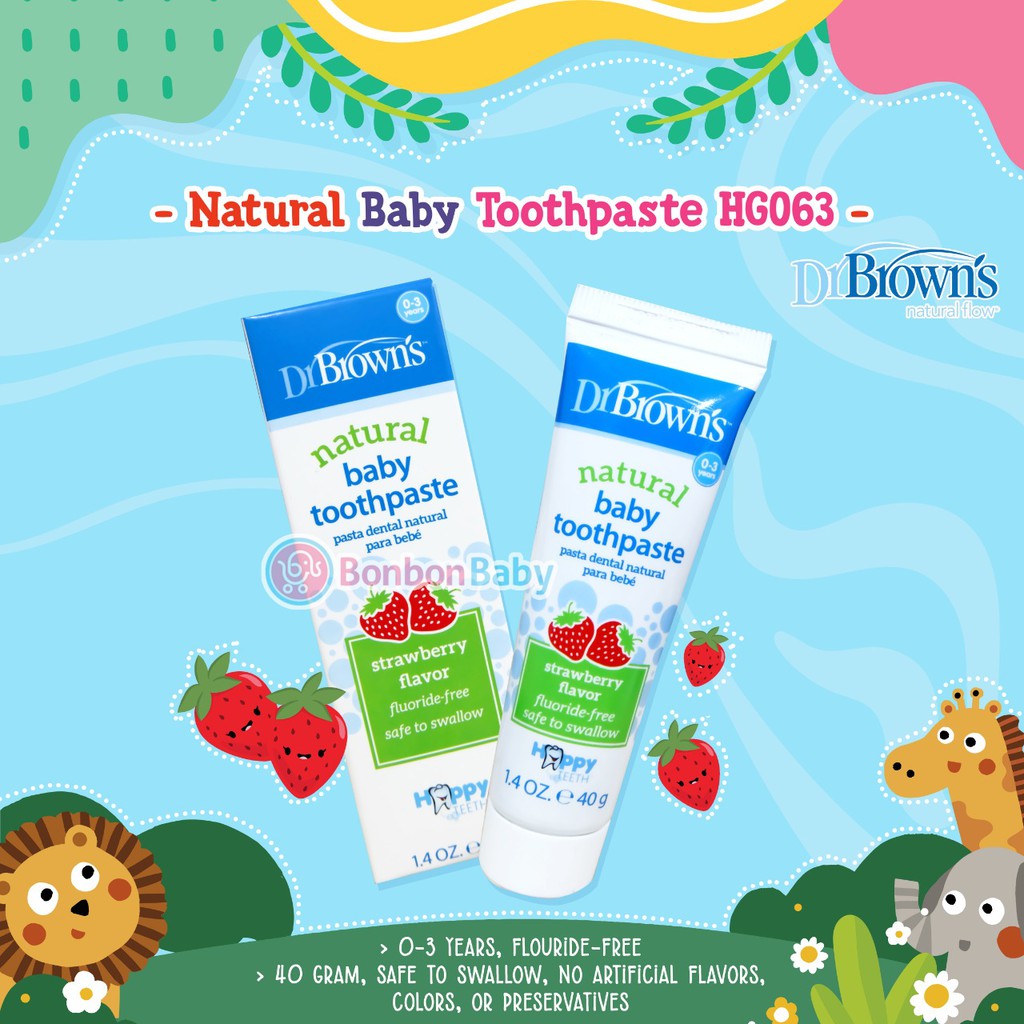 Dr. Brown's Natural Toothpaste HG063 / odol bayi