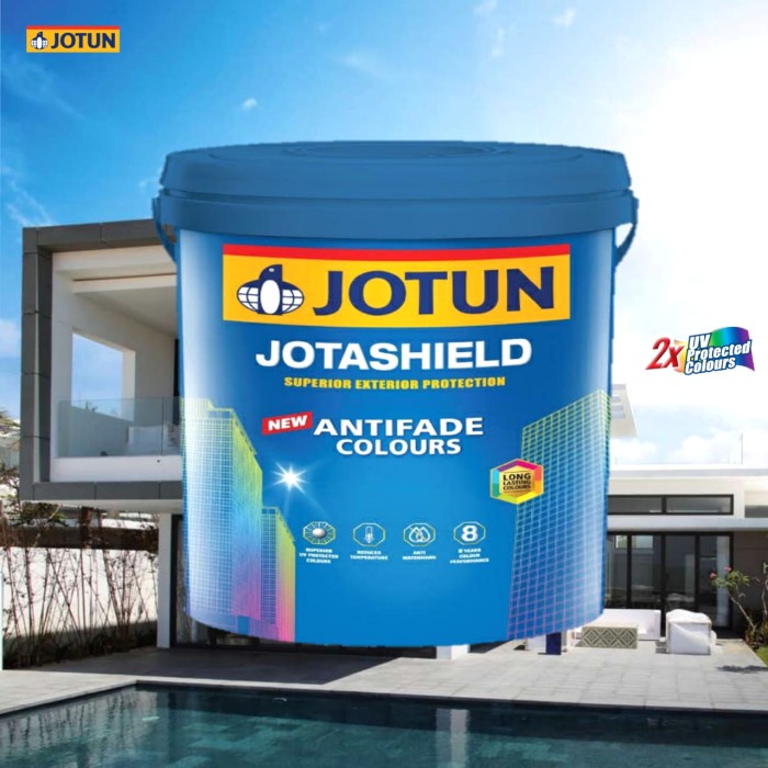 Jotun Jotashield Antifade 2.5 liter warna Chi / Putih