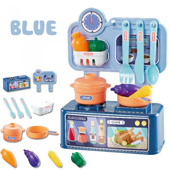 Mainan Anak DIY Dream Kitchen Set Masak Masakan Kompor