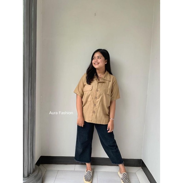 KIRA SHIRT / KEMEJA LINEN / OUTER WANITA KEKINIAN / OUTFIT WANITA