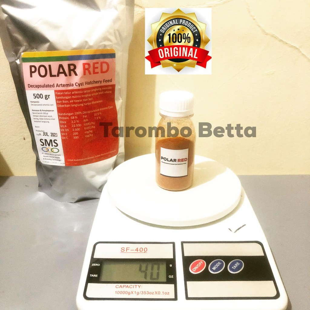 Polar Red 30 Gram Artemia Instant Shell Polared 30gr 30gram gr