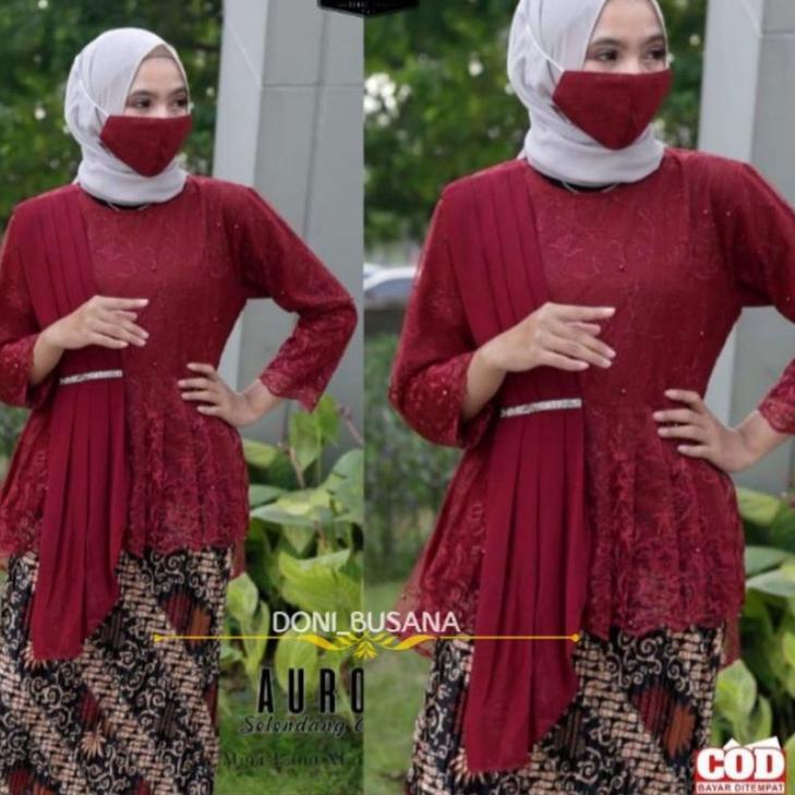 Terlaris SET KEBAYA AURORA SELENDANG/KEBAYA MEWAH/KEBAYA SELENDANG LESTI/KEBAYA MODERN