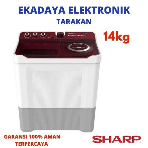 MESIN CUCI 2 TABUNG 14KG | EST-1490WA