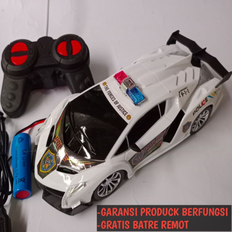 Mobil remote control polisi  super car_Mobil remot kontrol polisi_Mobil remot murah