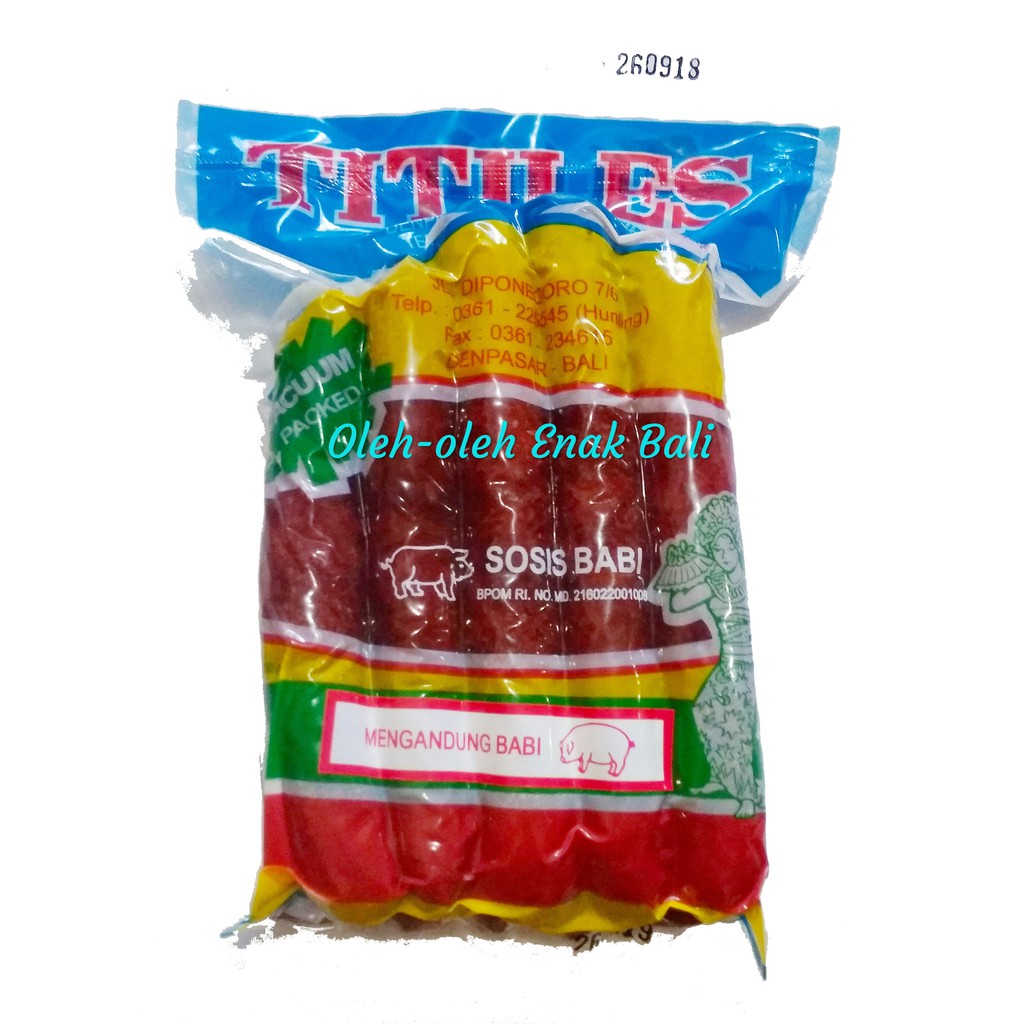 

PROMO! Sosis Babi Manis - Lapchiong Titiles 500gr
