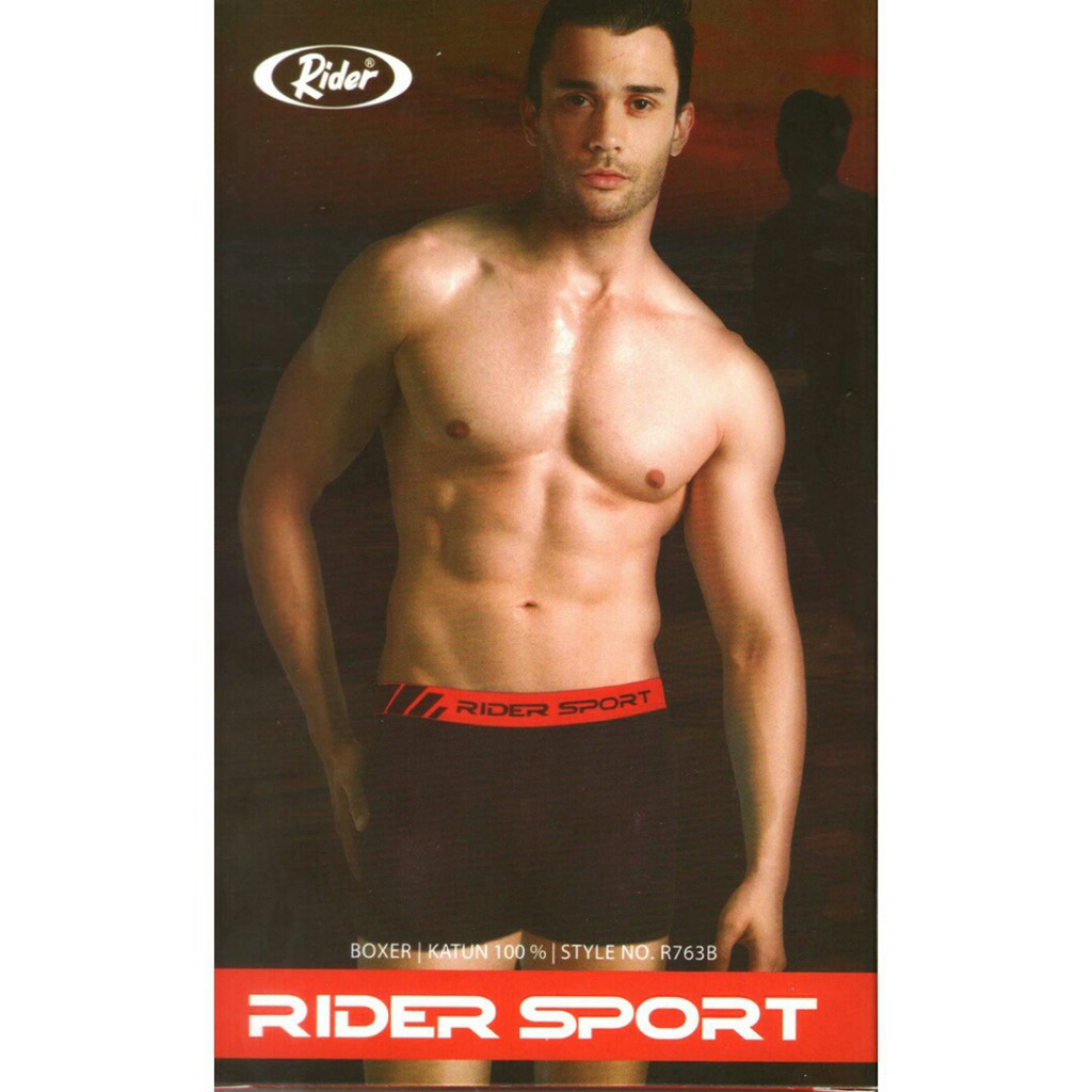 WW BEST SELLER Celana Dalam Pria Dewasa Rider Sport Boxer R 763 B R763B