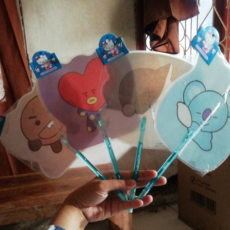 kipas tangan karakter || kipas bts || kipas karakter