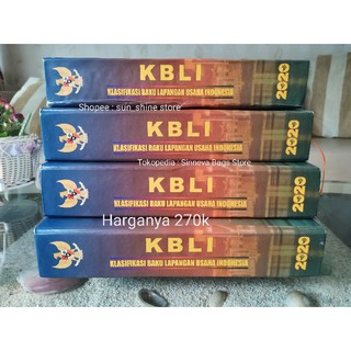 Jual Buku Klasifikasi Baku Lapangan Usaha Indonesia 2020 (KBLI 2020 ...