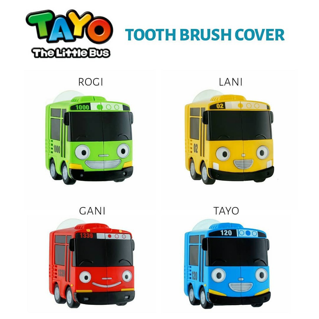 FLIPPER TOOTHBRUSH HOLDER TAYO TEMPAT SIKAT GIGI ANAK