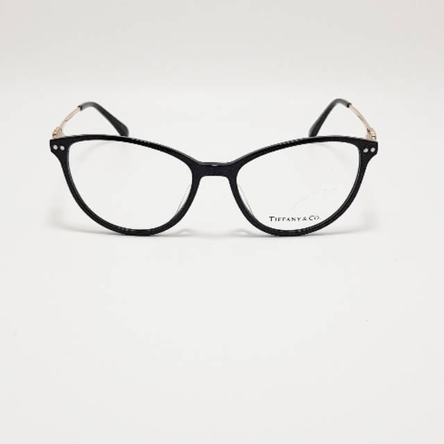Kacamata Prescription Cat Eye 20055 (Black-BrownGold)