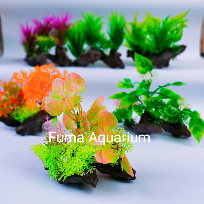 Tanaman Plastik Hiasan Dekorasi Aquarium Aquascape SAKKAI PRO No.22 E