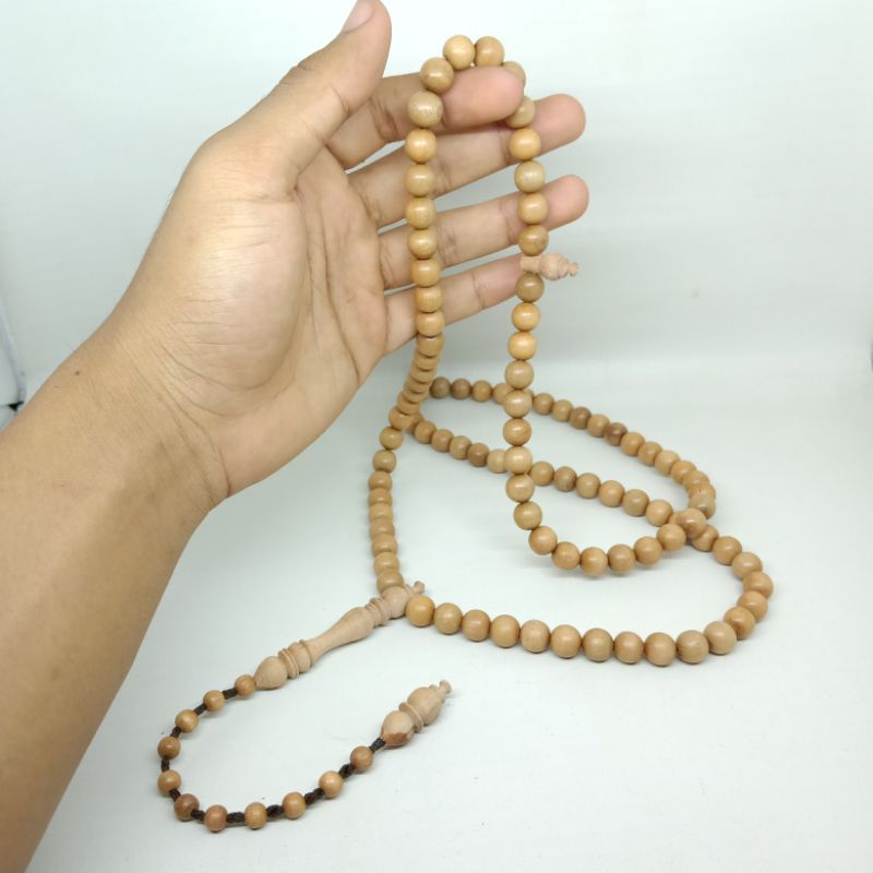 TASBIH 99 TASBIH BIDARA ARAB ASLI SIZE 8MM/10MM, ORIGINAL!!! KAYU LANGKA BERTUAH KARIMUNJAWA