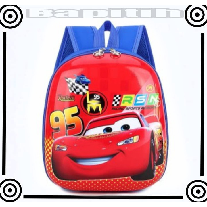 BPT Tas Ransel Sekolah Anak TK / PAUD - Tas Sekolah Anak Karakter lucu Ransel PVC Karakter Cowok -M0172