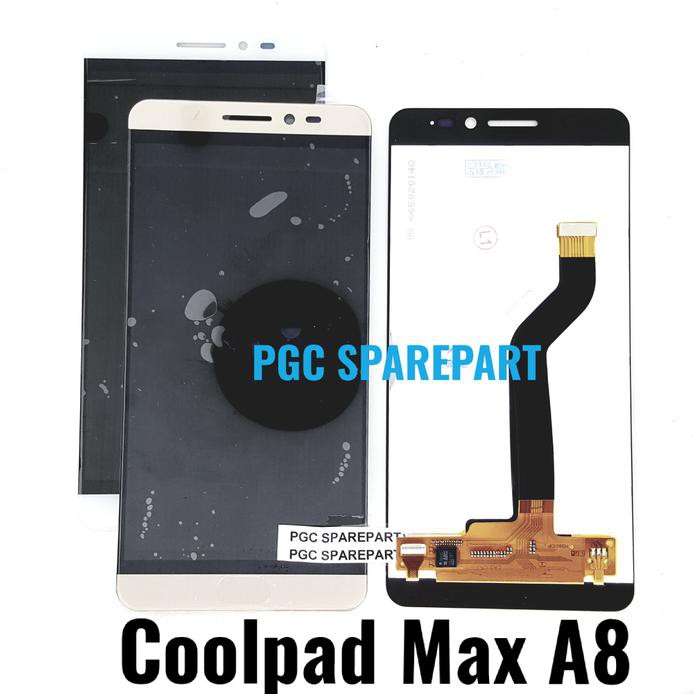 Original Oem Lcd Touchscreen Fullset Coolpad Max A8 - Cool Pad - Gold F2B4
