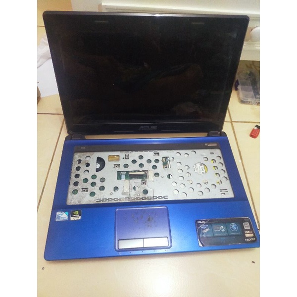casing + mobo matot asus a43s