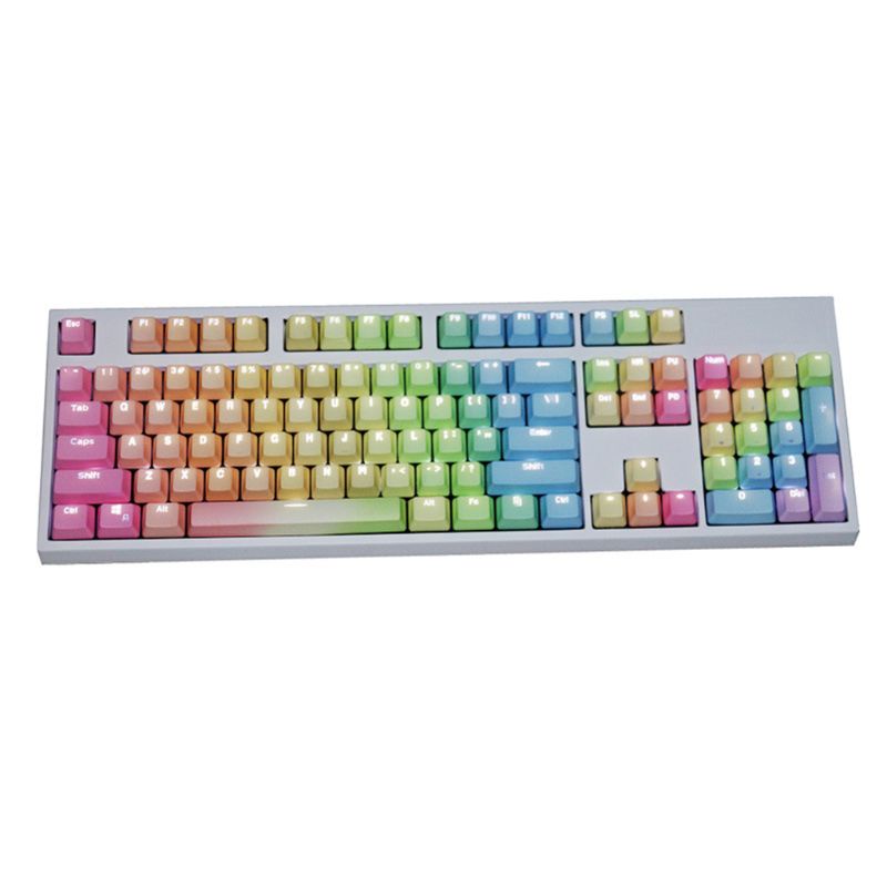 Btsg Kunci Tulisan Transparan Double Shot Backli Untuk Key Cap Untuk Keyboar Mekanik