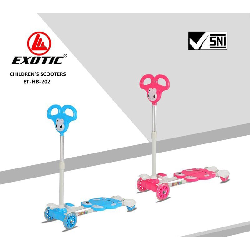 Skuter Anak EXOTIC ET-HB-202 Scooter Kodok Exotic 202