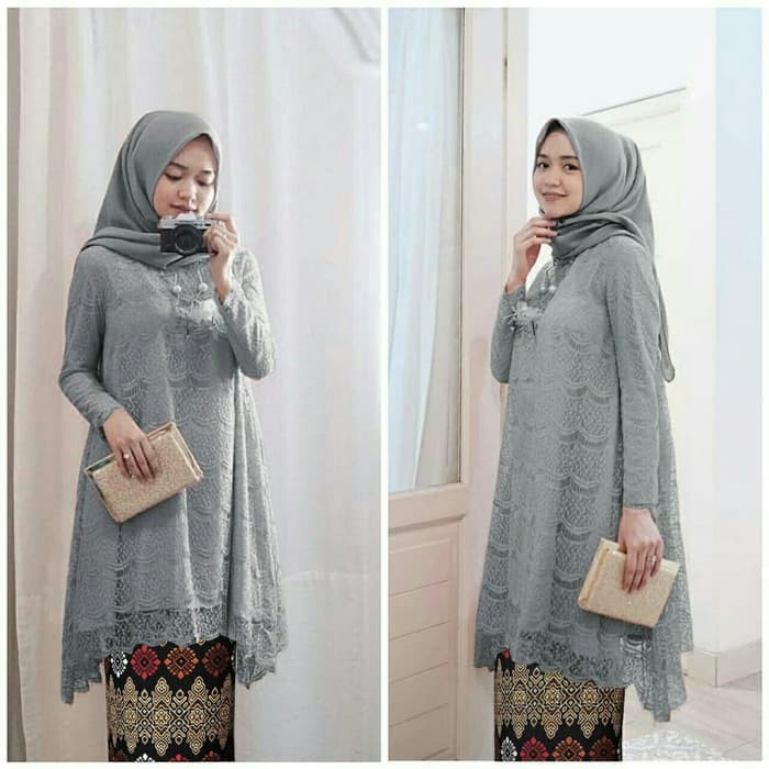 TERLARIS PAKAIAN SETELAN WANITA MUSLIM  Adelina Set Batik  