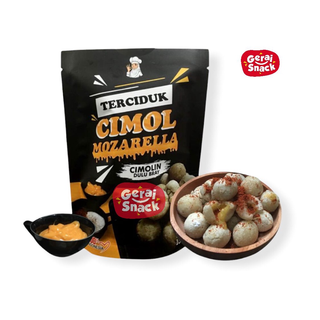 Cimol Mozarella Terciduk Extra Keju Leleh Khas Bandung Best Seller (130g)