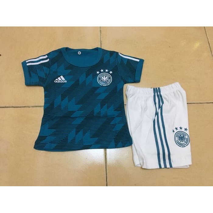 Baju Bola Bayi SETELAN KAOS   BAJU BOLA BAYI JERMAN AWAY WORLD CUP 2018 Limited