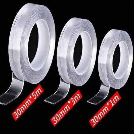 

Model terbaru ot Double Tape Nano Bening Tahan Air 30mm x 1m VQ K T7P
