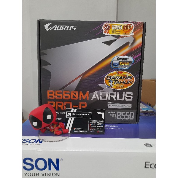 Motherboard AMD Gigabyte B550M Aorus PRO-P AM4 Garansi Resmi