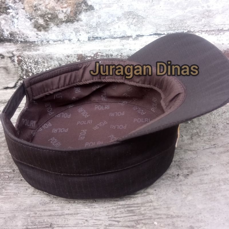 TOPI KOMANDO SATPAM COKLAT GELAP