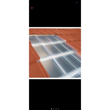 genteng transparan PET 1x4