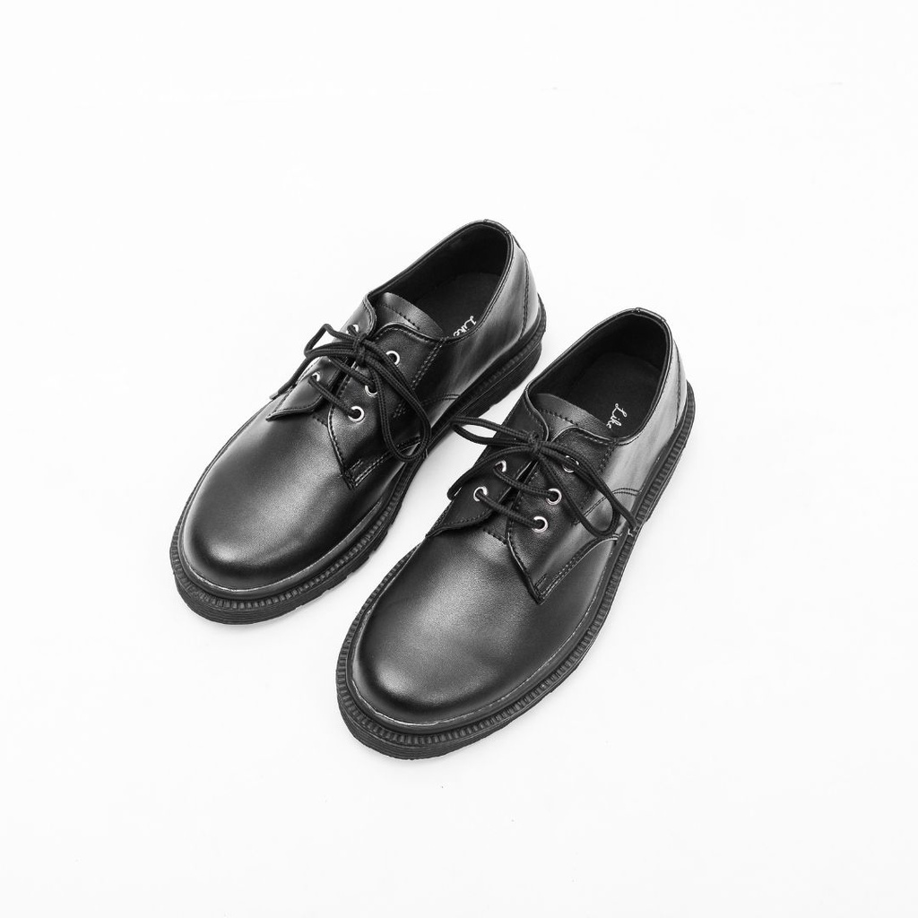 Xcloud x LALAKI Sepatu Formal Oxford Casual Pria DAYYAN Black