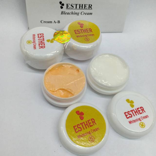 Paket cream ester mini pot putih original holo tomas