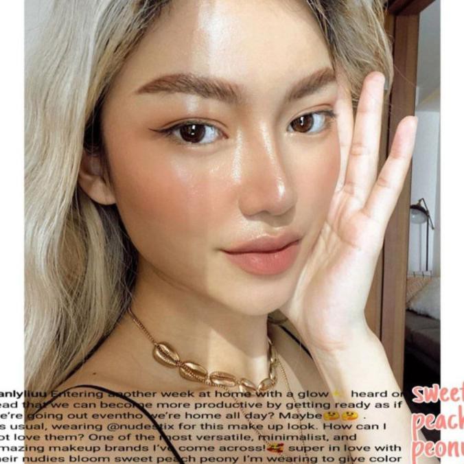 CUCI GUDANG NUDESTIX Bloom All Over Dewy Color Blush - Sweet Peach Peony