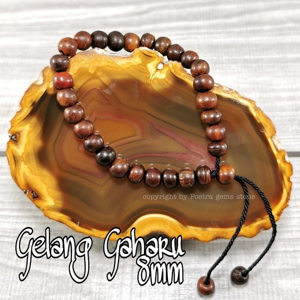 GELANG GAHARU COKLAT ORIGINAL KALIMANTAN AROMA WANGI