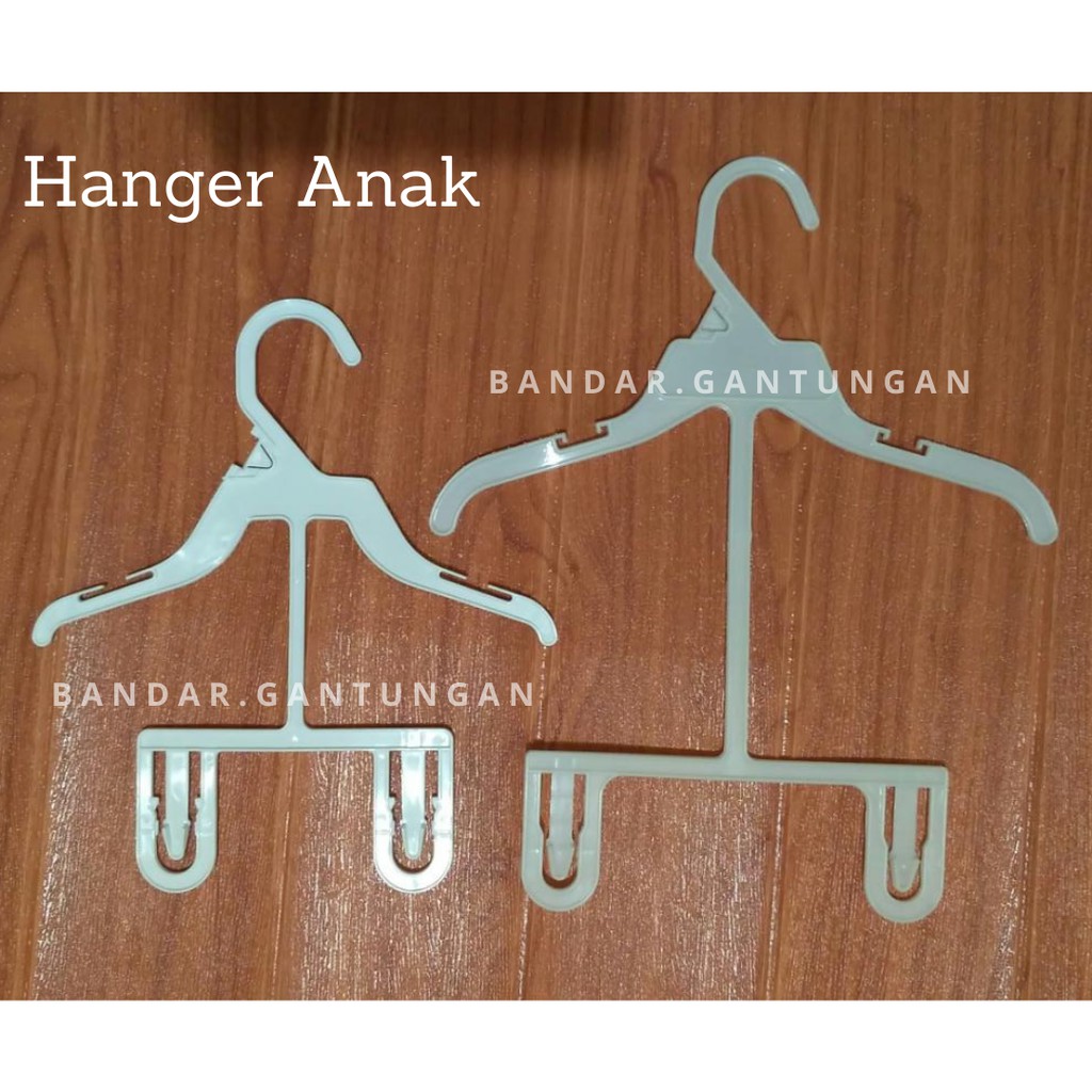 Hanger Setelan Anak Baby/Gantungan Baju Anak Display Hanger Baju Dan Celana / Hanger Layang Baby(BH)