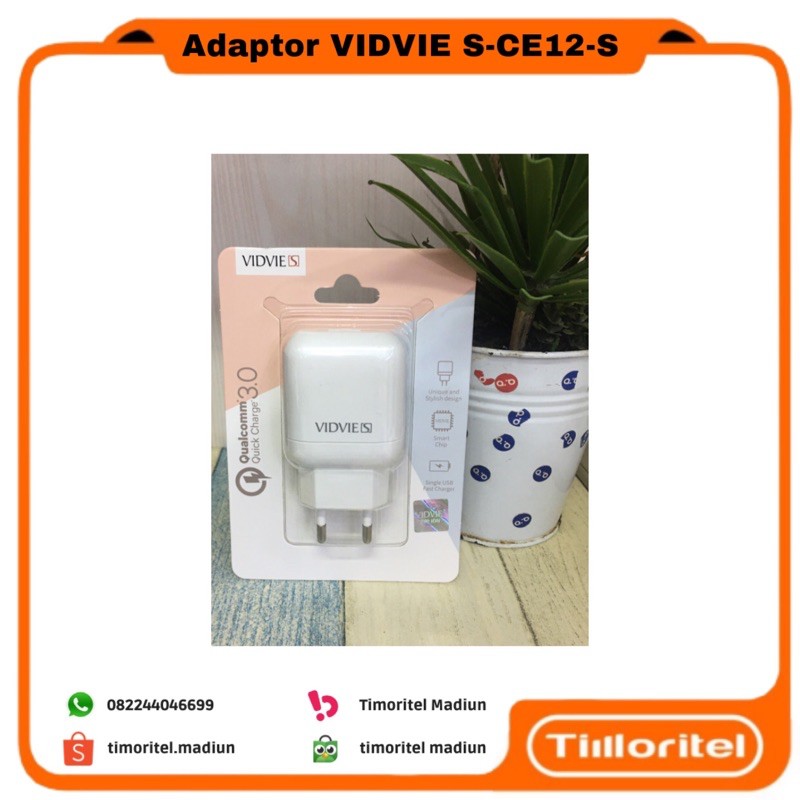 ADAPTOR CHARGER VIDVIE S-CE12S White