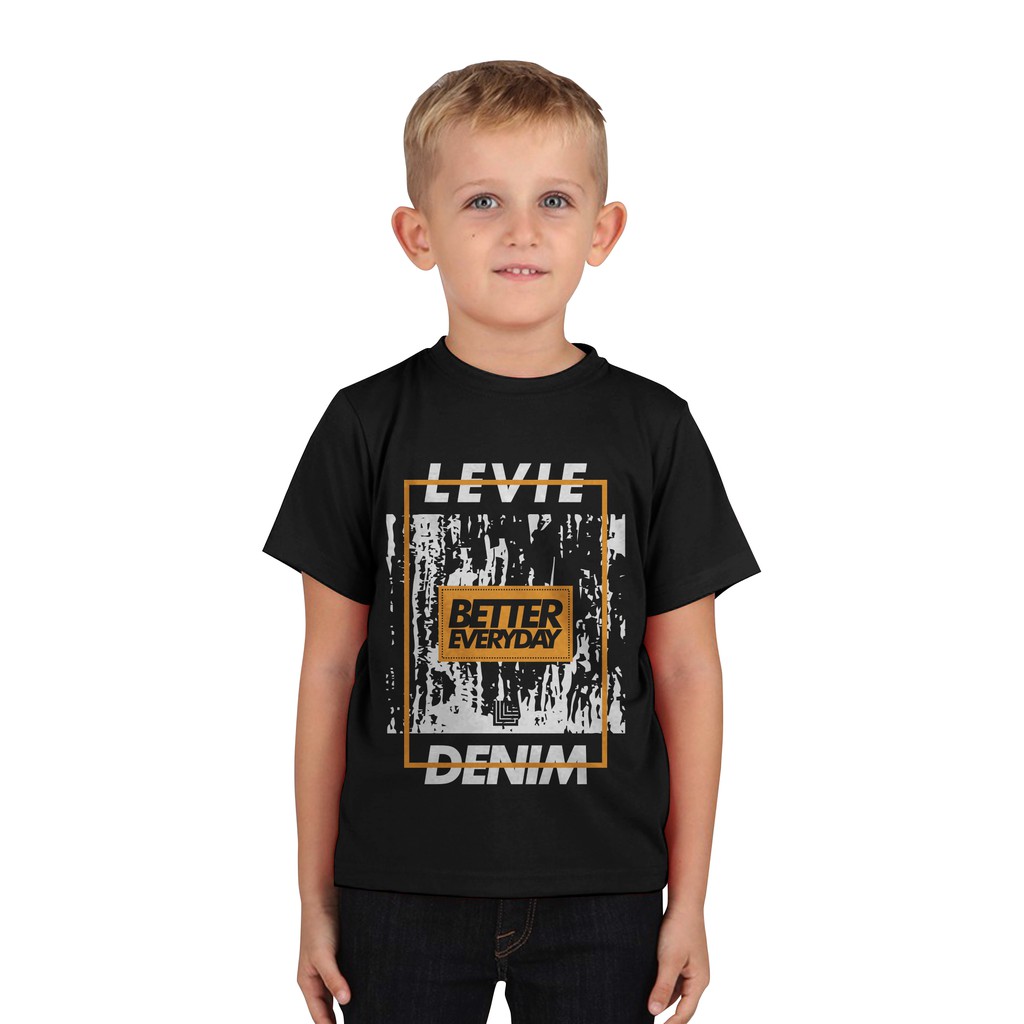 Levie kids kaos anak laki - laki 1 - 10 tahun TERBARU