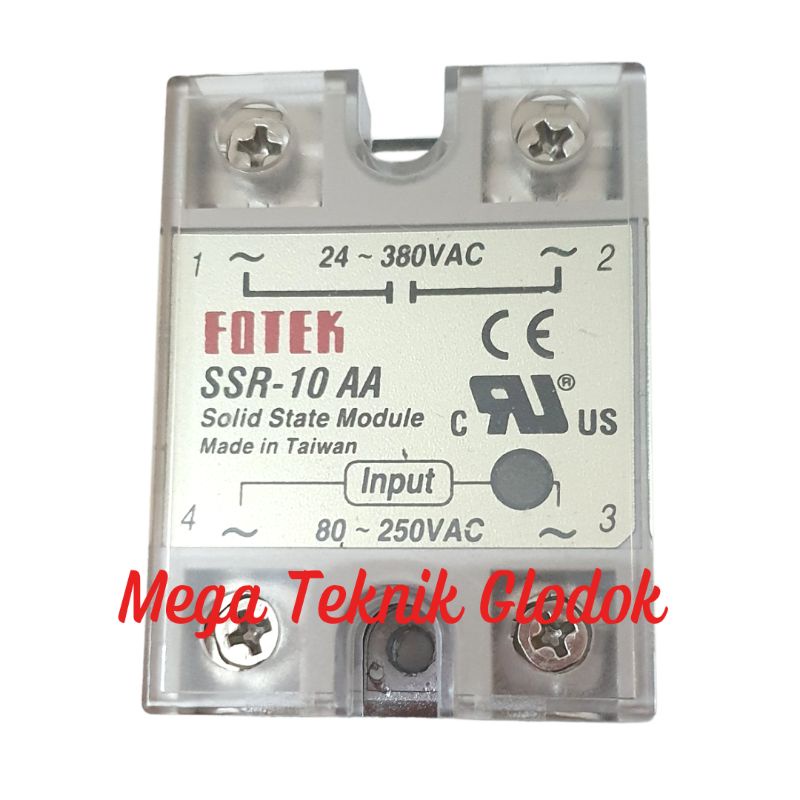 Fotek SSR10AA SSR 10AA SSR10 SSR-10AA SSR relay