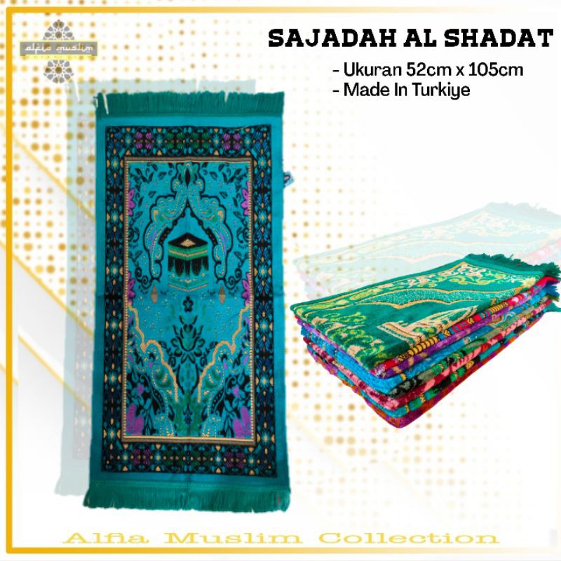 Sajadah Aidin Midi Ukuran 52 x 105 CM Sejadah Murah