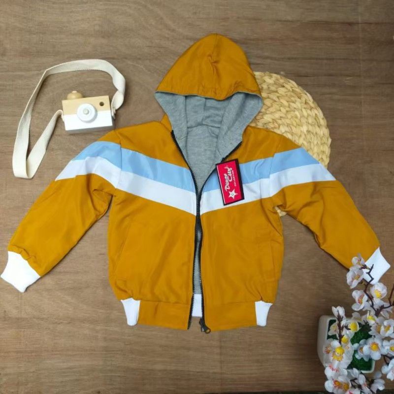 Jaket anak laki-laki perempuan hoodie model resleting warna warni jaket hoodie anak