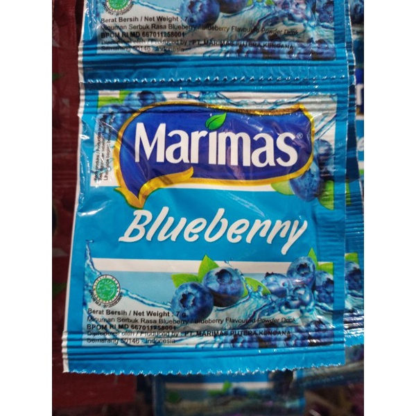 

Marimas Blueberry isi 10pcs x 7gram