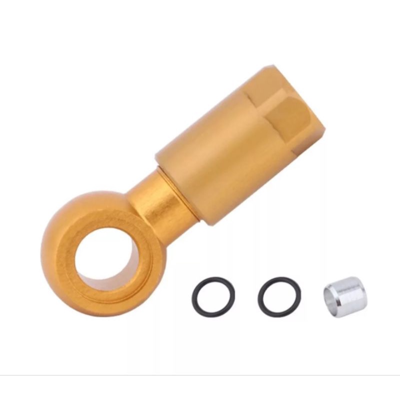 Banjo Caliper Rem Hydraulic For Shimano Banjo Olive Connector Rem Hidrolik Sepeda Gold