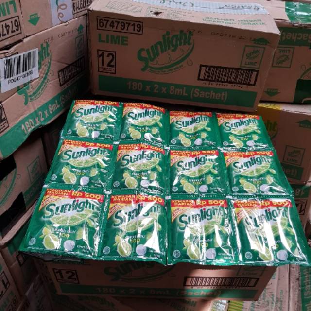 Sunlight renceng 8ml  cairan sabun pencuci piring renceng harga per pcs
