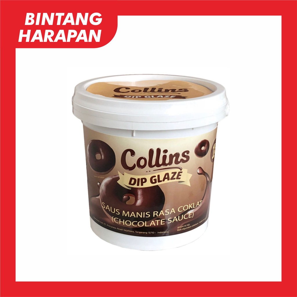 

Collins Dip Glaze Chocolate, Starwberry, Teh Hijau, Cappuccino 1 kg