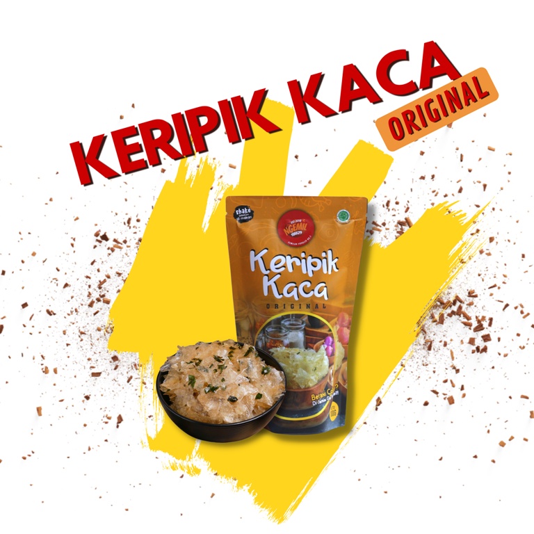 250 GRAM KERIPIK KACA DAUN JERUK