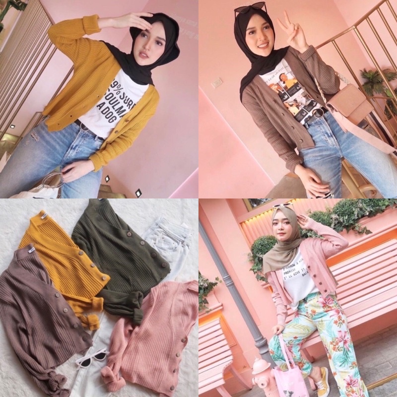 willy Cardy | Cardigan Crop | Crop Cardy | Cardigan Rajut