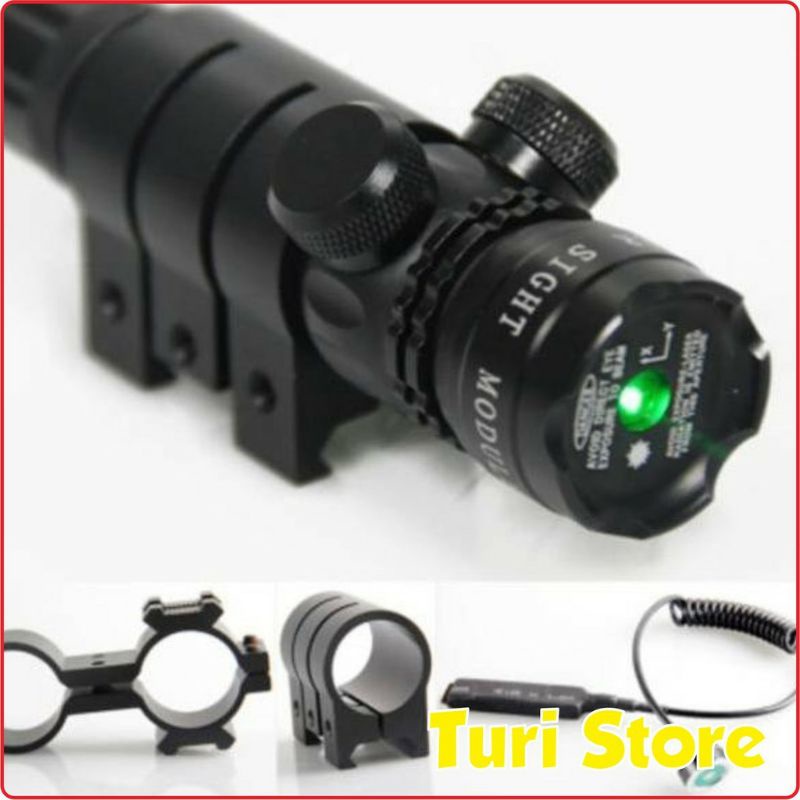 laser scope lampu hijau pembidik / laser hijau outdoor / laser scope hijau lampu