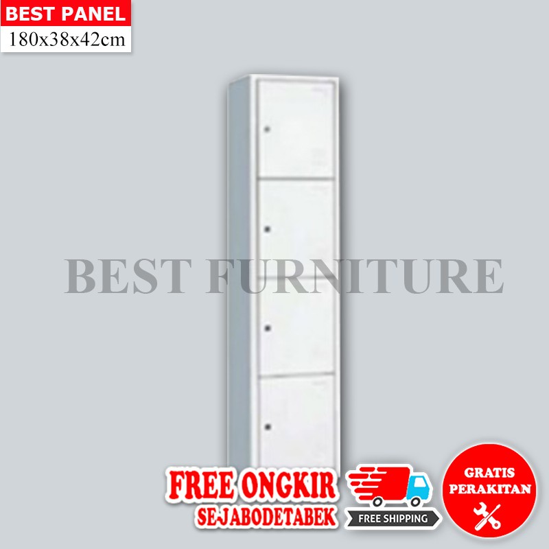 Best Locker Filing Cabinet Stainless Besi Anti Banjir 4 Pintu