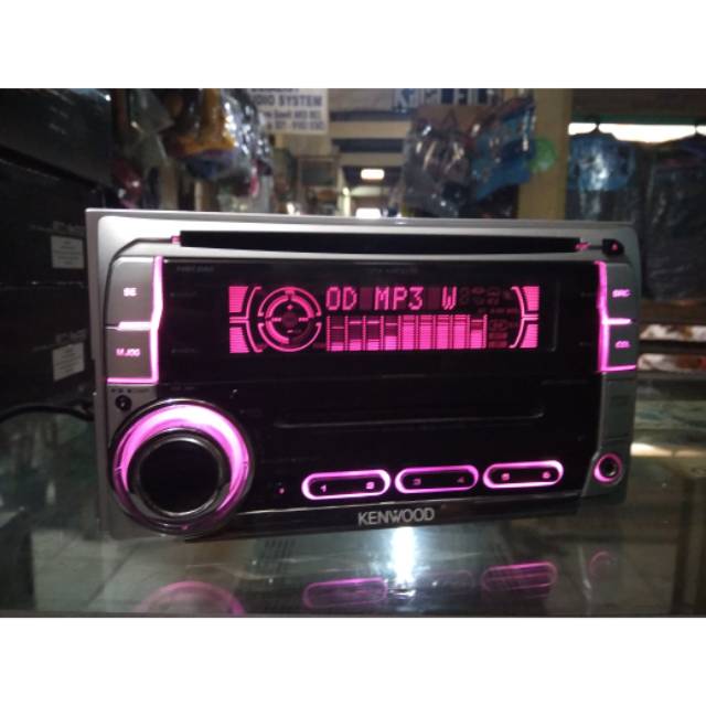 Headunit kenwood original honda jazz doubledin audio mobil