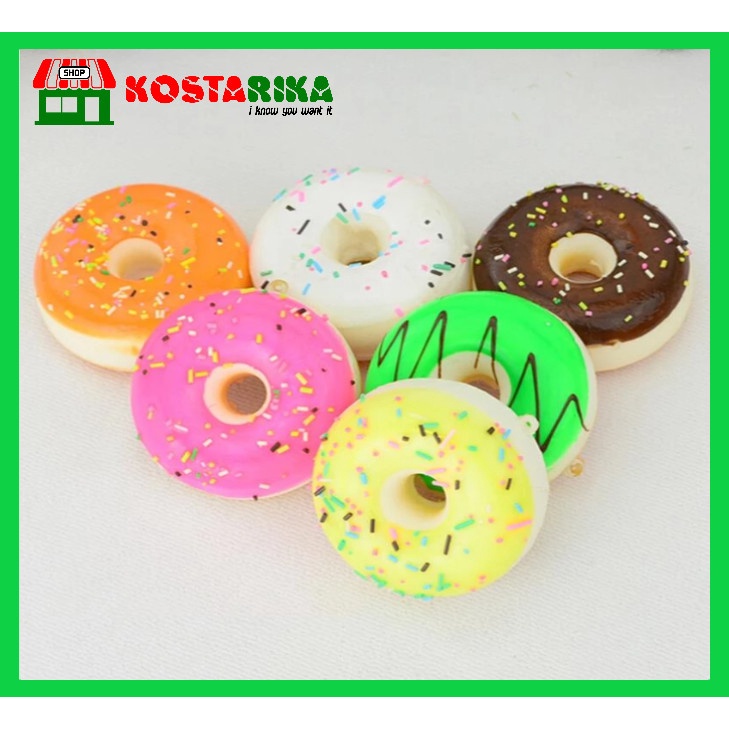 Gantungan Kunci Donut Squishy Souvenir Gantungan Kunci Lucu Squishy